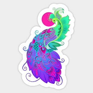 Peacock Sticker